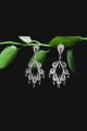 Winged Silver Filigree Stud Earrings